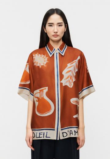 Шелковая блузка