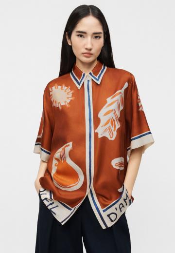 Шелковая блузка