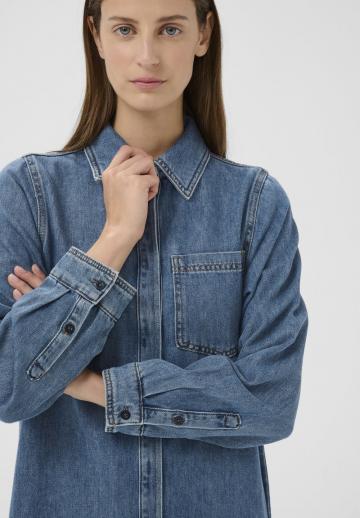 Джинсовое платье