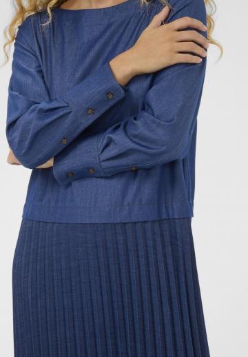 Джинсовое платье