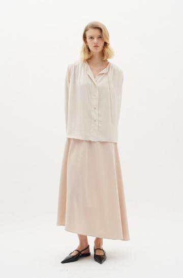 Атласная блузка