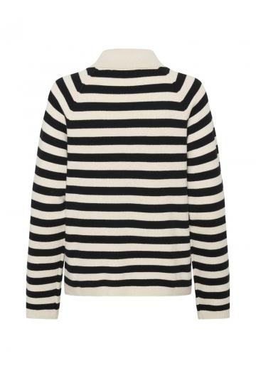 Пуловер в полоску