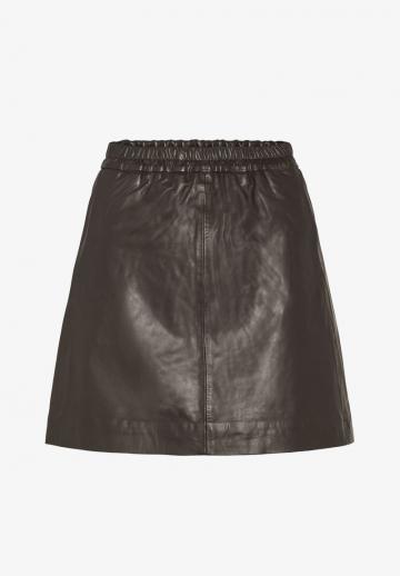 Кожаная юбка