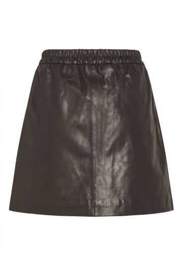 Кожаная юбка