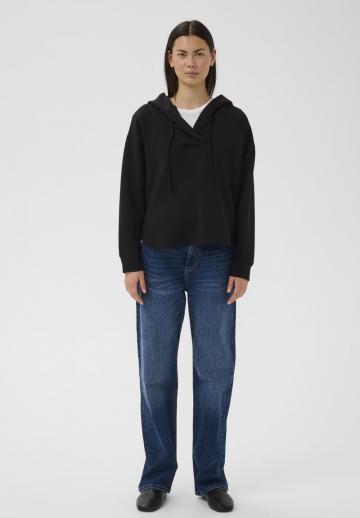 Пуловер с капюшоном