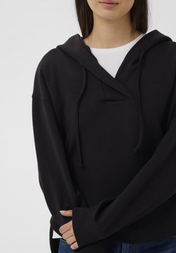 Пуловер с капюшоном