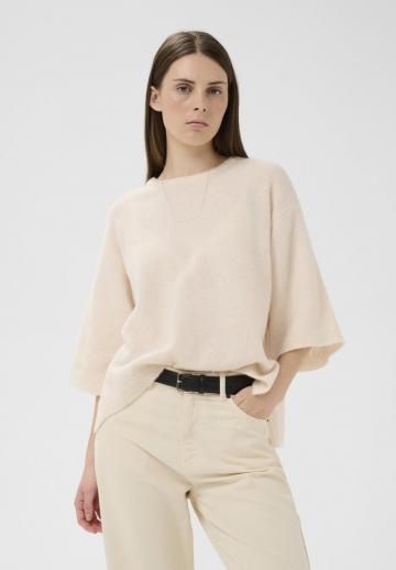 Пуловер с рукавом три четверти