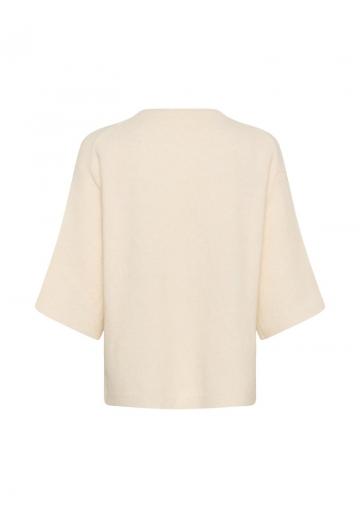 Пуловер с рукавом три четверти