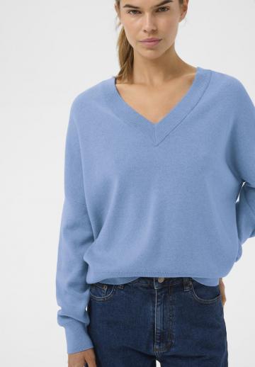 Пуловер в полоску