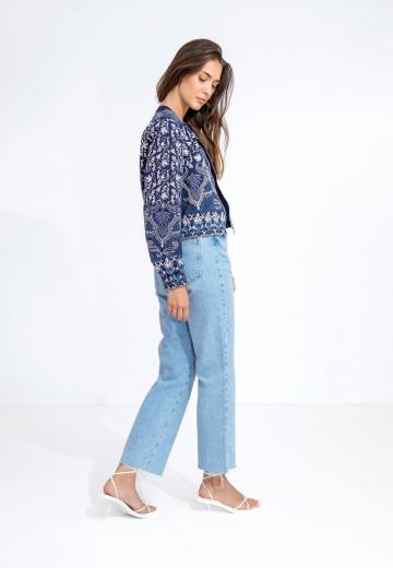 Жаккардовая кофта