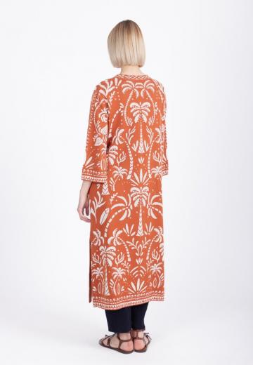 Жаккардовая вязаная кофта