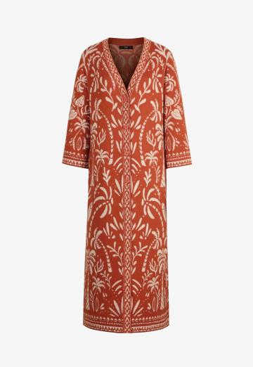 Жаккардовая вязаная кофта