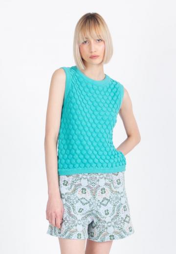 Пуловер без рукавов