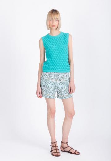 Пуловер без рукавов