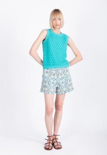 Пуловер без рукавов