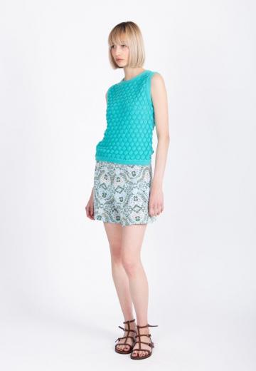 Пуловер без рукавов