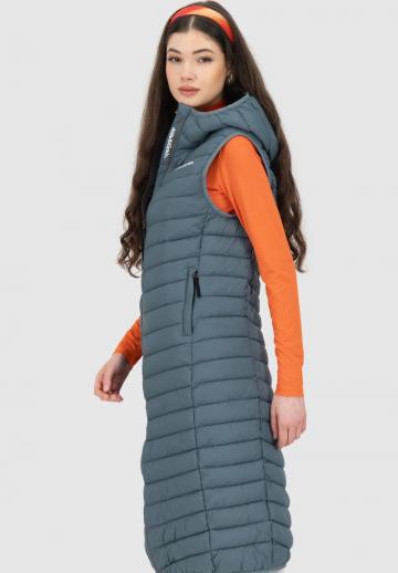 Длинный жилет