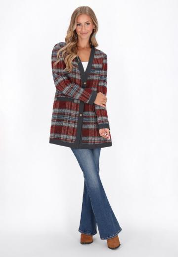 Длинный жилет