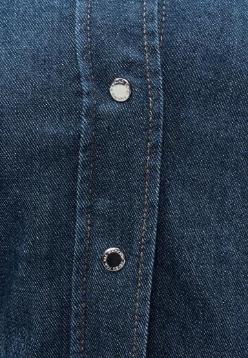 Джинсовая блузка