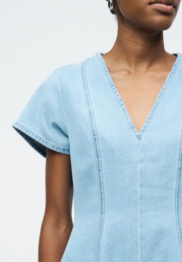 Джинсовое платье