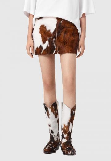 Кожаная юбка