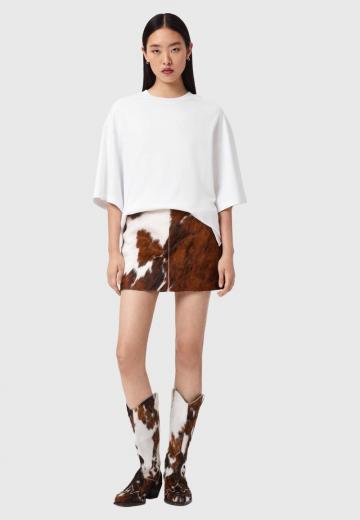 Кожаная юбка