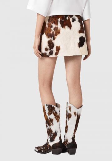 Кожаная юбка