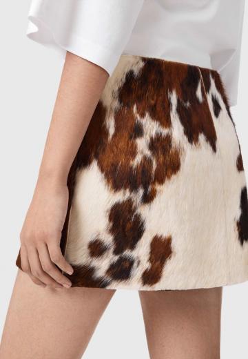 Кожаная юбка