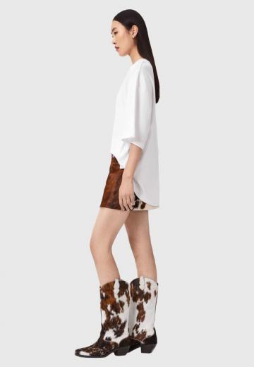 Кожаная юбка