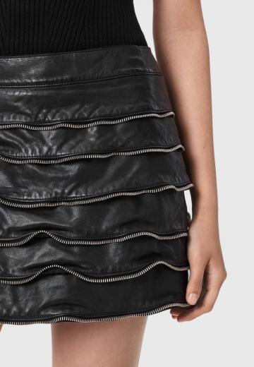 Кожаная юбка
