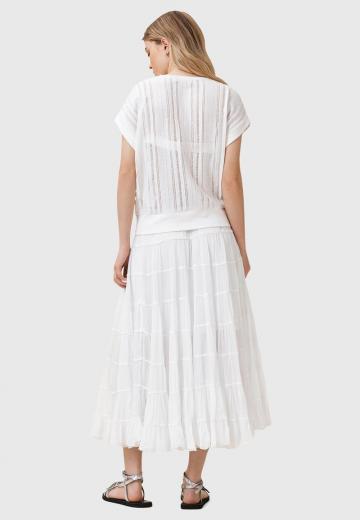 Юбка с воланами