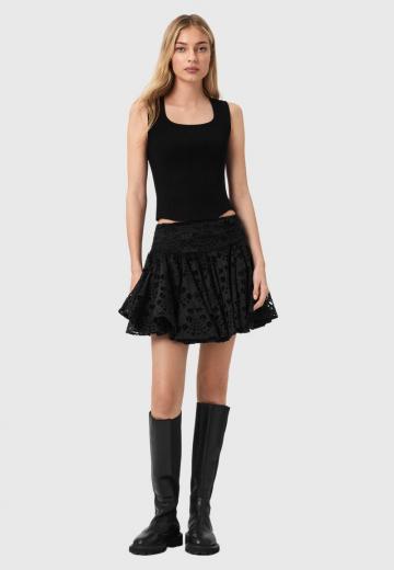 Юбка с воланами