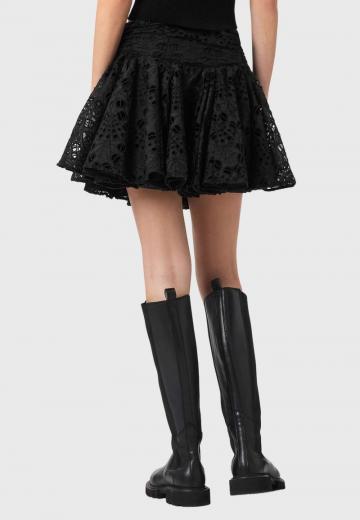 Юбка с воланами