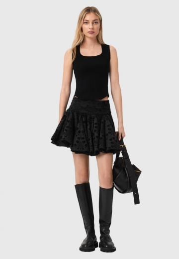 Юбка с воланами