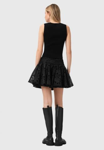 Юбка с воланами