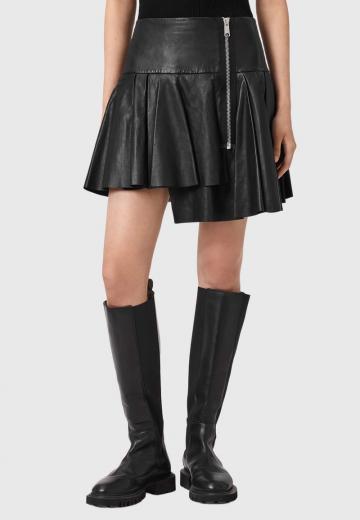 Кожаная юбка