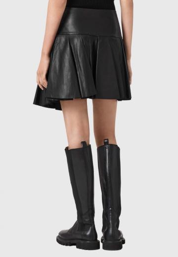 Кожаная юбка