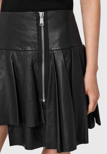 Кожаная юбка