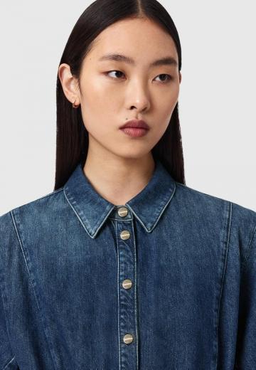 Джинсовое платье