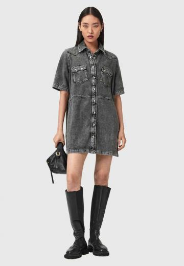 Джинсовое платье