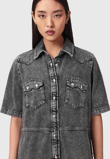 Джинсовое платье