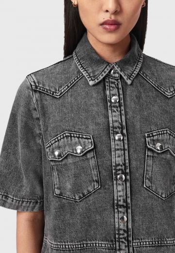 Джинсовое платье