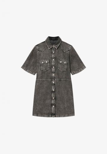 Джинсовое платье