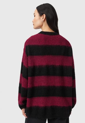 Пуловер в полоску
