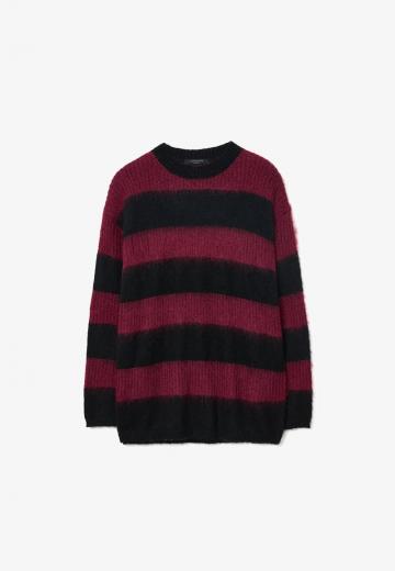Пуловер в полоску