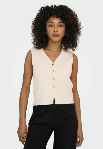 Вязаный жилет