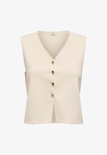 Вязаный жилет