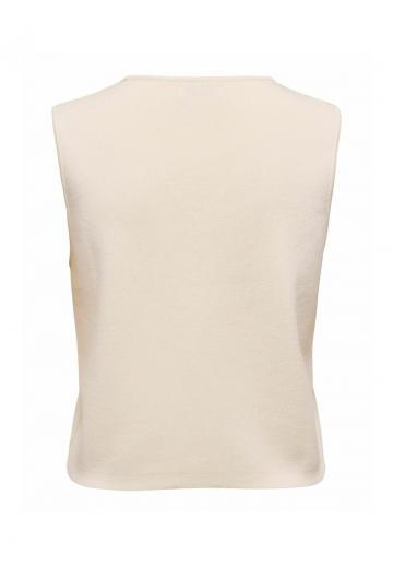 Вязаный жилет