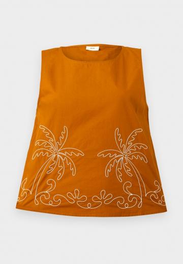 Блузка без рукавов