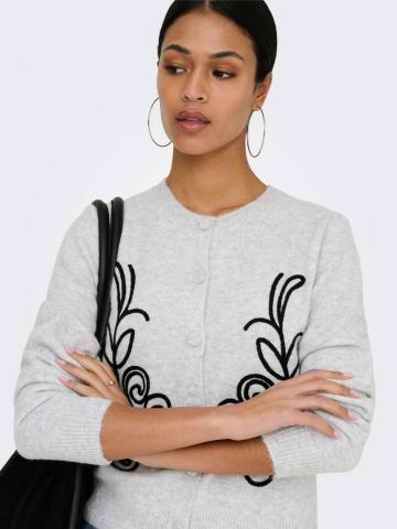 Жаккардовая вязаная кофта